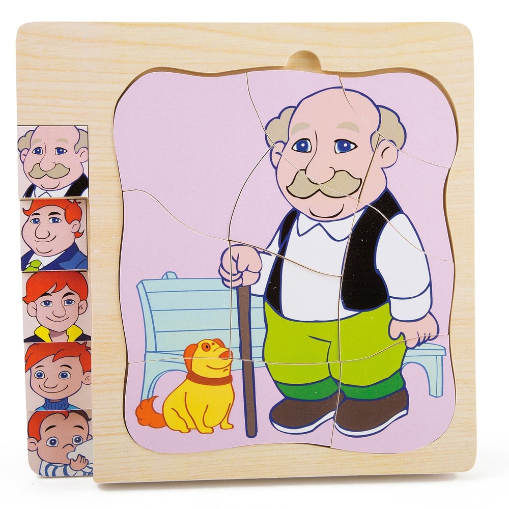 Grandpa Layer Puzzle