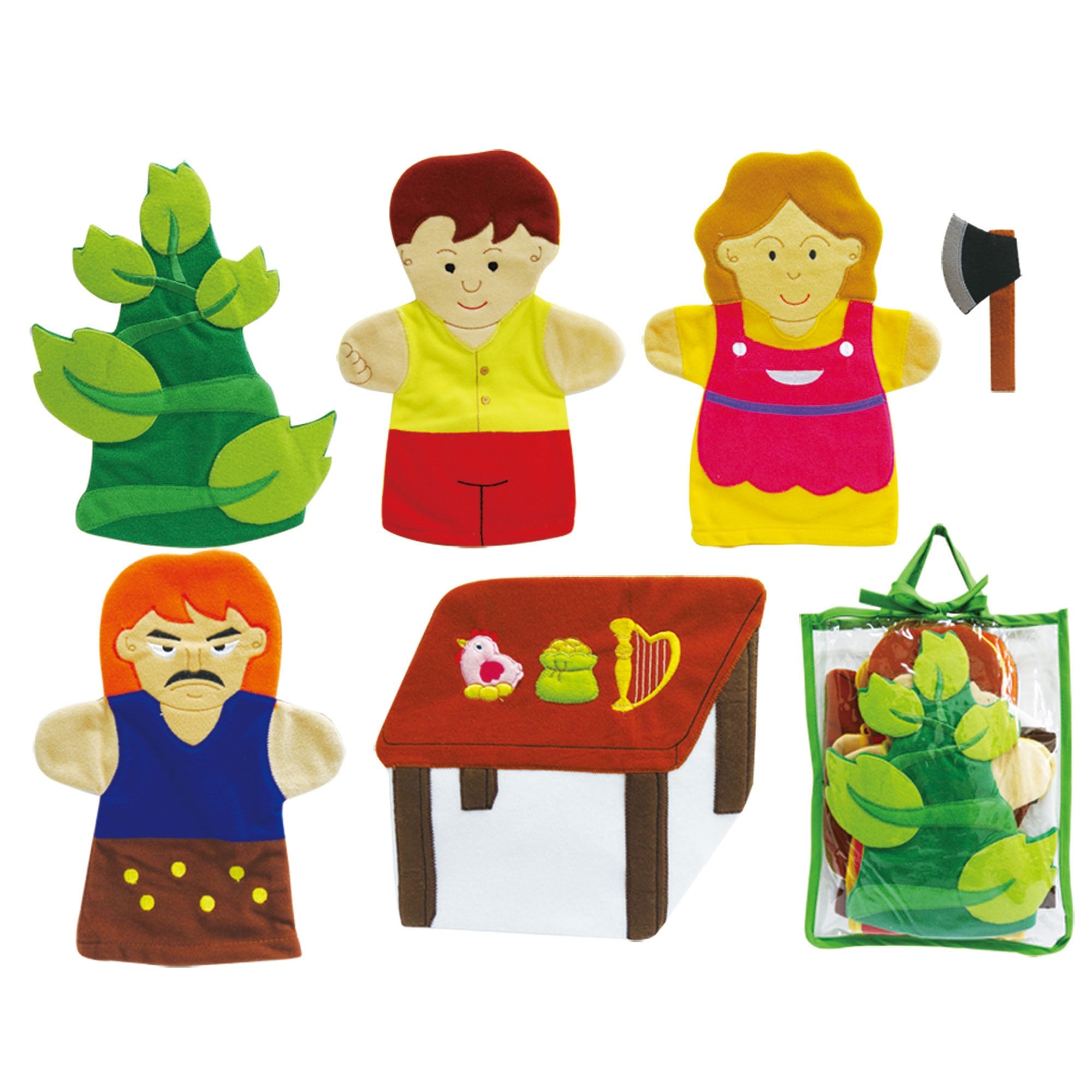 Jack And The Beanstalk Hand Puppets