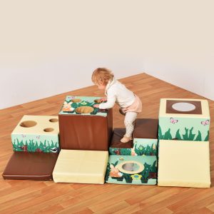 Indoor Climbing Blocks Discovery Trail - Woodland