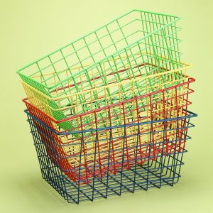 Wire Baskets Pack Of 4