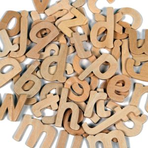 Wooden Lowercase Letters