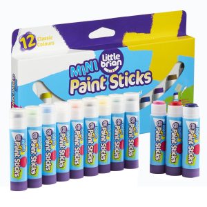 Mini Paint Sticks 12 Assorted