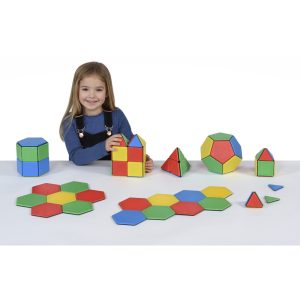 Solid Magnetic Polydron Essential Shapes Set 104pc