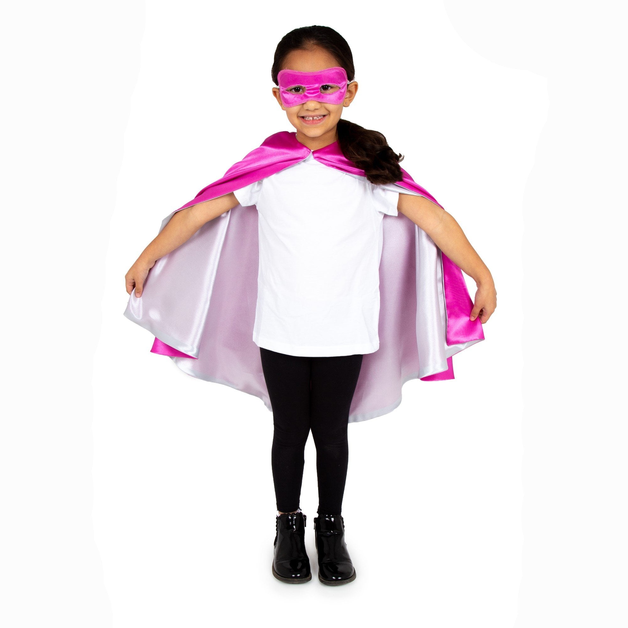 Hooded Cape Kids Red Superhero Costume Accessory