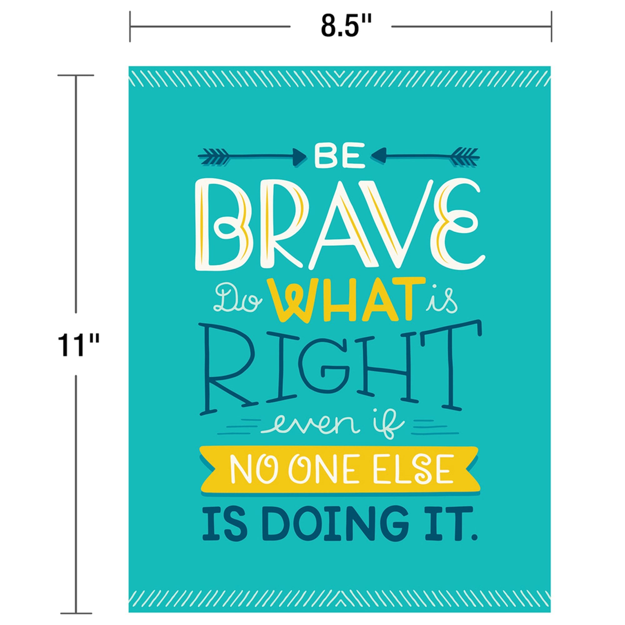 Positive Character Traits Mini Wall Chart - 12 Traits - Image 3
