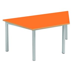 Trapezoidal Premium Table Orange Pk Of 2 H53cm