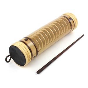 Bamboo Guiro And Shaker