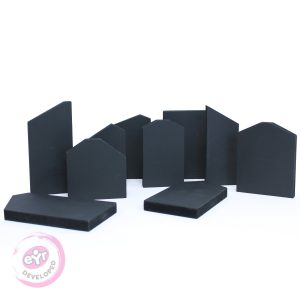 Set Of Chalkboard Block Shapes 10pc