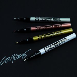 Sakura Pen-Touch Metallic Markers Fine Point. Assorted Class Pack of 48