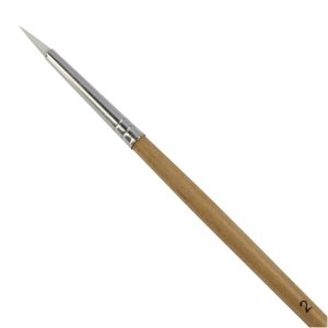 Student Short Handled Round Synthetic Brush - Size 2