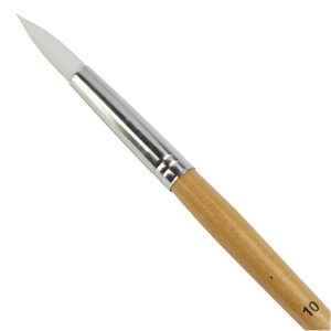 Student Short Handled Round Synthetic Brush - Size 10