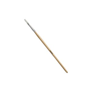 Student Short Handled Flat Synthetic Brush - Size 3mm