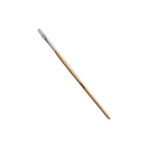 Student Short Handled Flat Synthetic Brush - Size 4mm