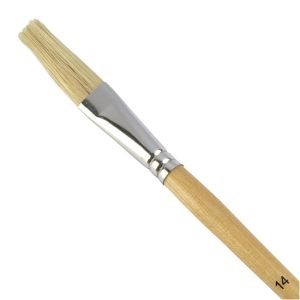 Student Short Handled Flat Hog Brush - Size 14