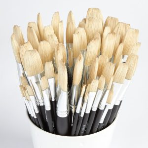 Specialist Crafts Artist Flat Hog Brush Bulk Pack
