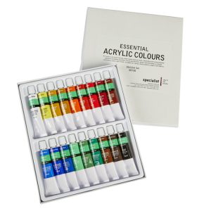 Essential Acrylic Tube Sets. Set of 18
