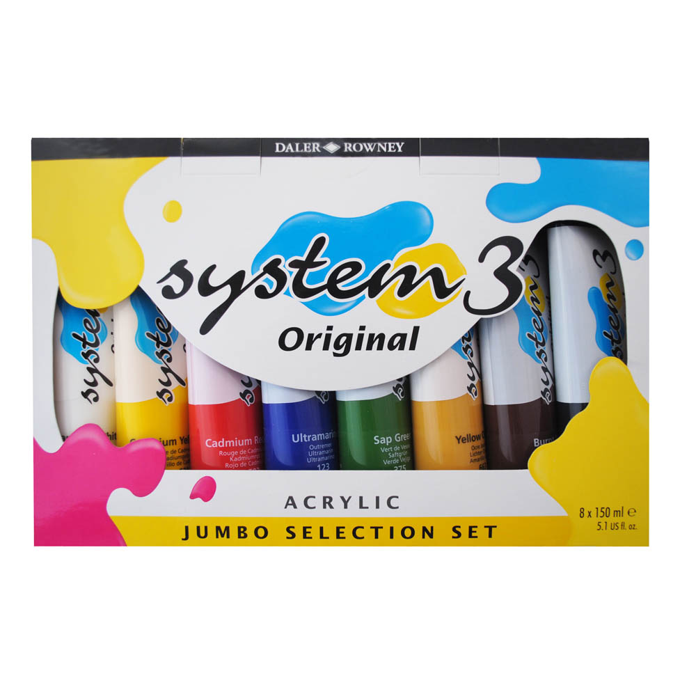 Daler-Rowney System 3 Original Acrylic 150ml Starter Set