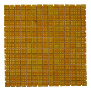 20mm Glass Mosaics - Yellow