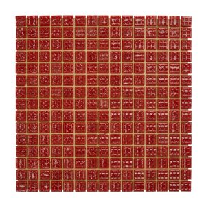 20mm Glass Mosaics - Red