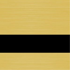 Laserables II Laser Engraving Laminate - 406 x 305 x 1.5mm - *Brushed Gold/Black