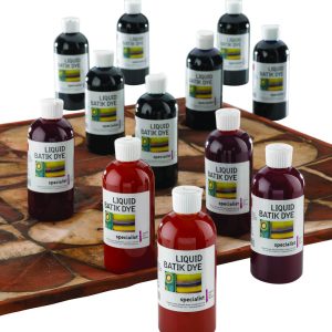 Specialist Crafts Liquid Batik Dyes. Pack of 12