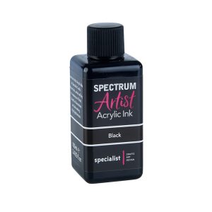 Spectrum Artist Acrylic Ink - 100ml - Black
