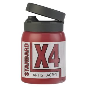 X4 Standard Acryl 500ml Bottle - Naphtol Carmine
