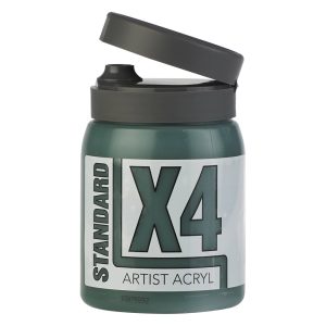X4 Standard Acryl 500ml Bottle - Hooker's Green