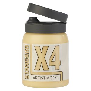 X4 Standard Acryl 500ml Bottle - Naples Yellow Hue