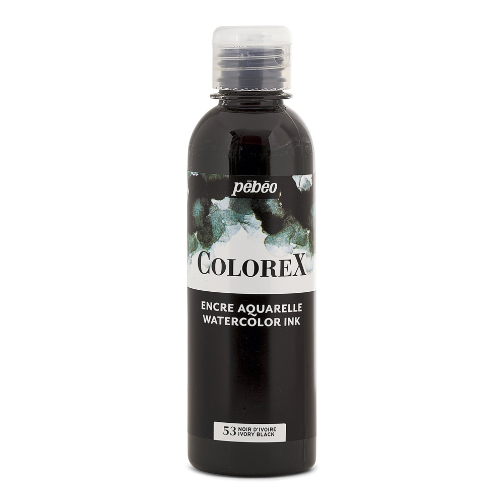 Pebeo Colorex Artist Ink 250ml - Ivory Black