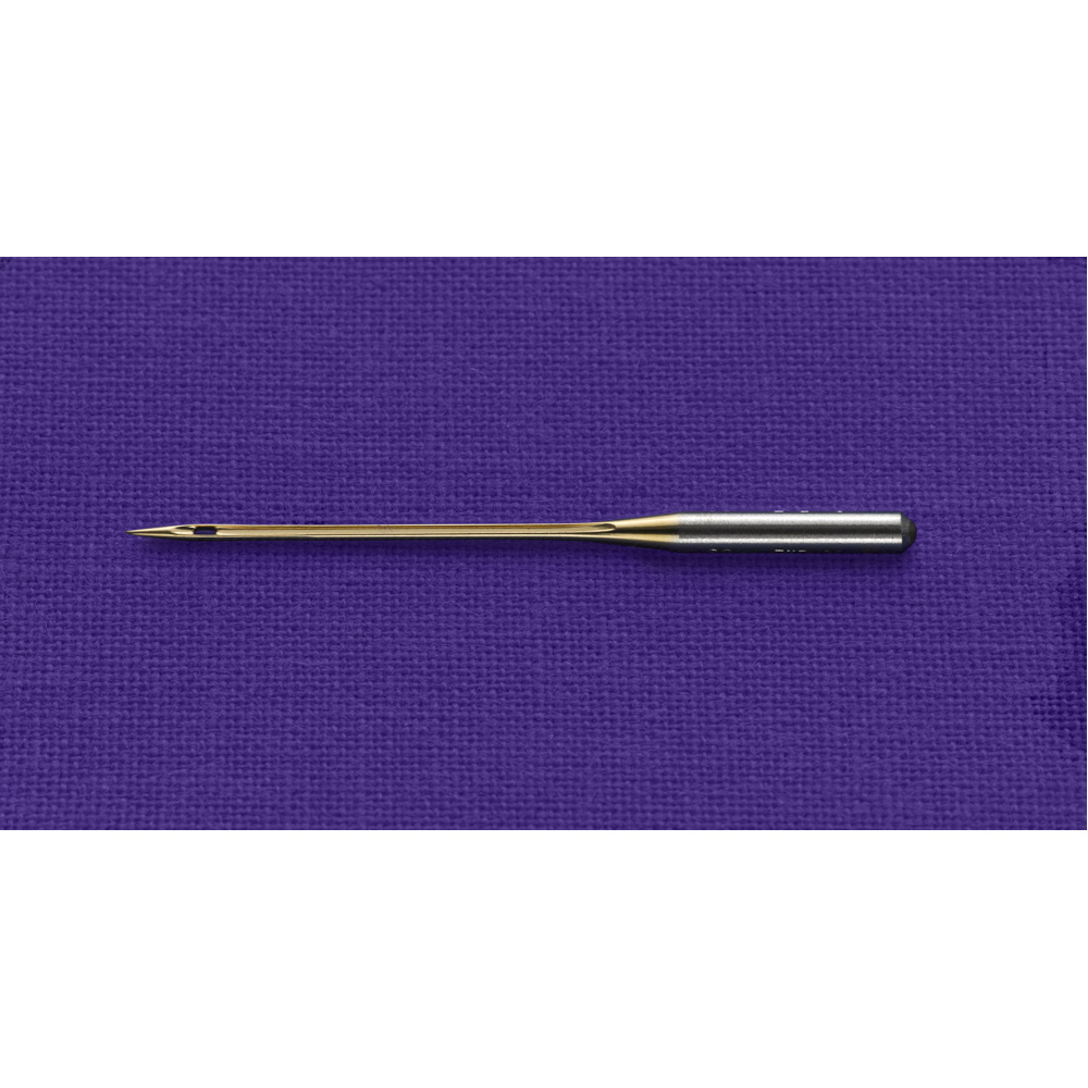 Schmetz Gold Titatanium Embroidery Needles - Size 75/11. Pack of 5