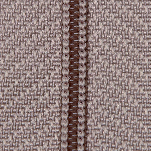 Open End Zips 300mm/12" - Beige. Pack of 10