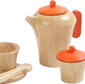 Wooden Tea Set (9Pk)