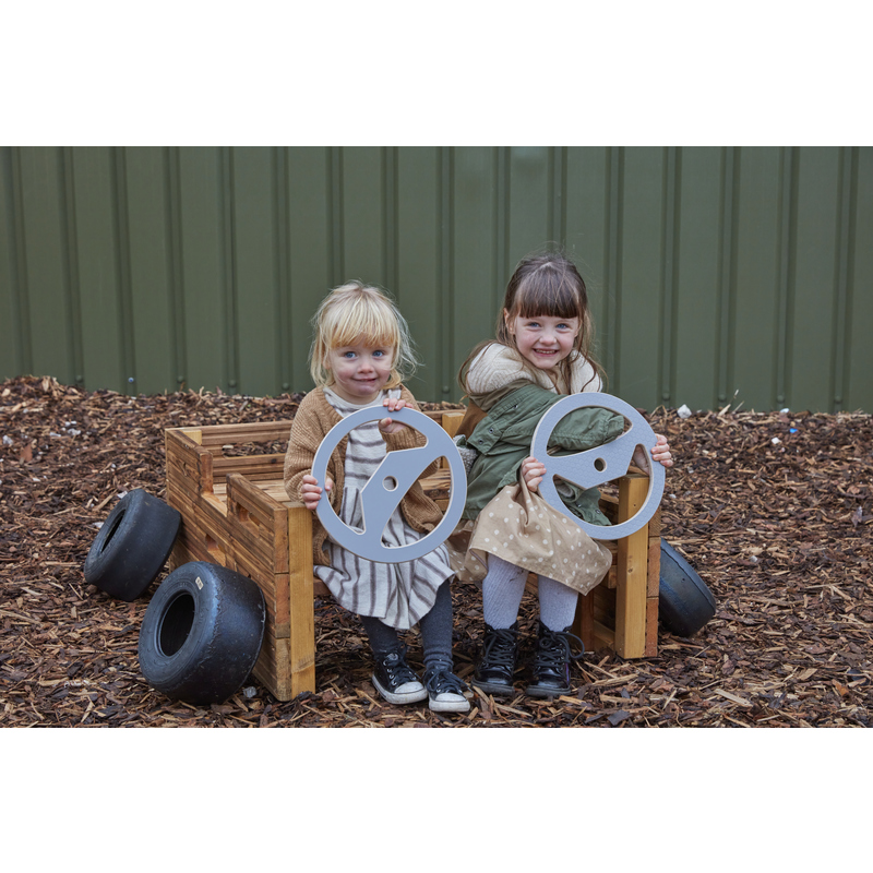 Wooden Steering Wheels (2Pk)