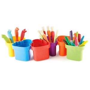 Connector Desk Top Storage Pots 6pk