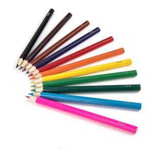 TTS Jumbo Hexagonal Colouring Pencils Assorted