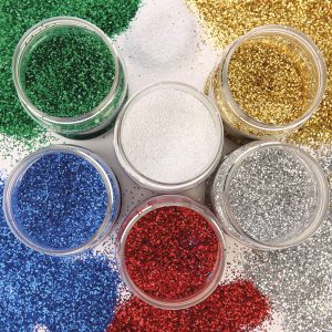 TTS Glitter Assorted 250g 6pk