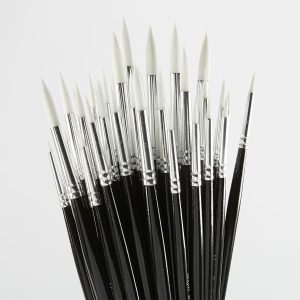 Synthetic Sable Paint Brushes Assorted 50pk