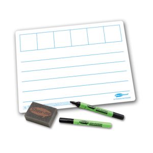 6 Cell Phoneme Frame Whiteboards 35pk