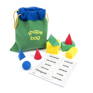 3D Foam Geometric Shapes Bag 8pcs