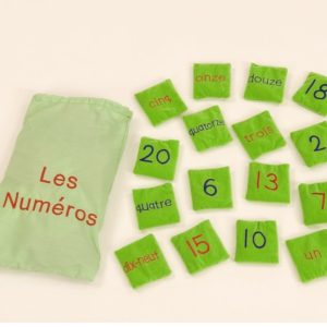 French Number Bean Bags 20pk