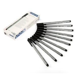 Staedtler Triplus Fineline Pens Black 10pk