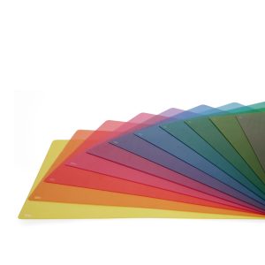 Assorted Coloured Overlays 10pk
