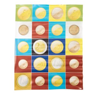 Bee-Bot® and Blue-Bot® Euro Coin Mat
