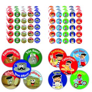French Motivation Reward Stickers 750pk