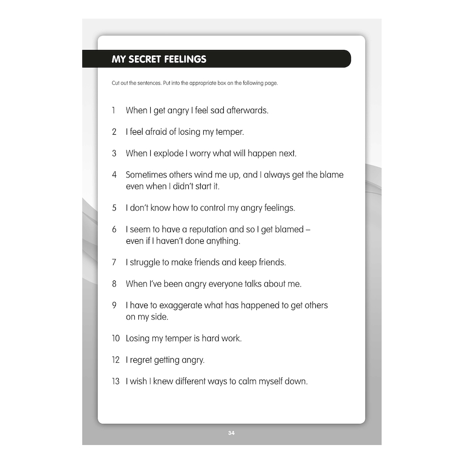A Tummy Full Of Fireworks Anger Control Workbook - Image 3