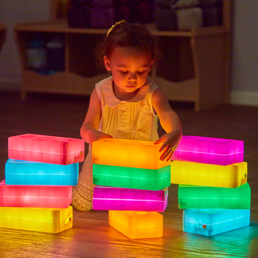 Light Up Glow Construction Bricks - Image 3