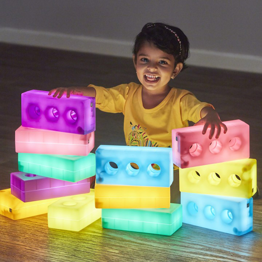 Light Up Glow Construction Bricks