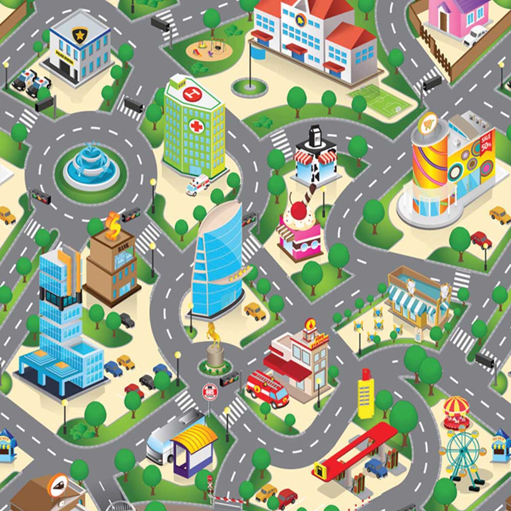 Play Mats - City, Zoo, Farm, Construction (set of 4) - Image 4