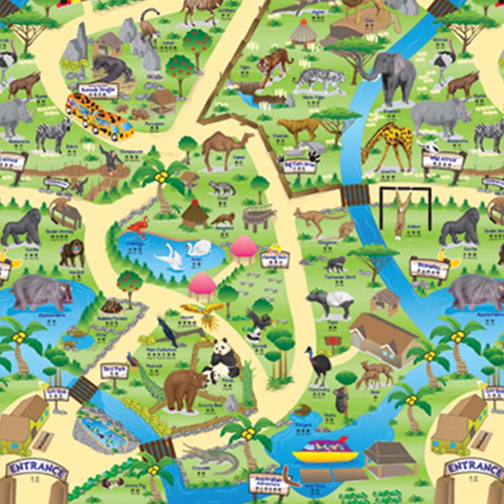 Play Mats - City, Zoo, Farm, Construction (set of 4) - Image 2